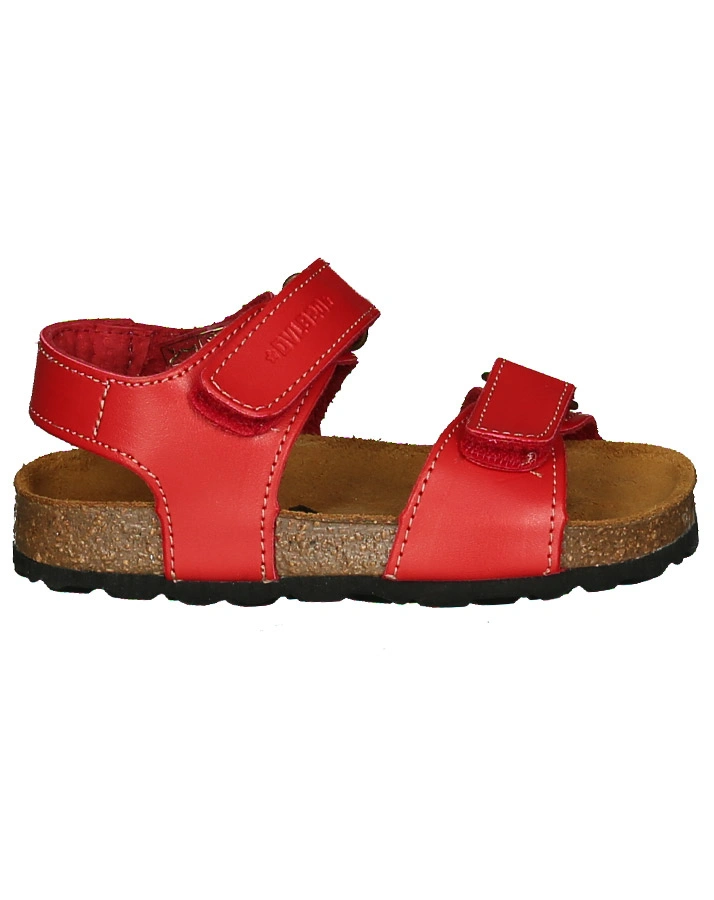 Leder-Sandalen FREJA in rot