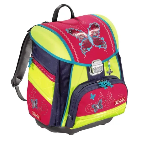 Step by Step Schulranzen-Set TOUCH DIN Butterfly Dancer, 5-teilig