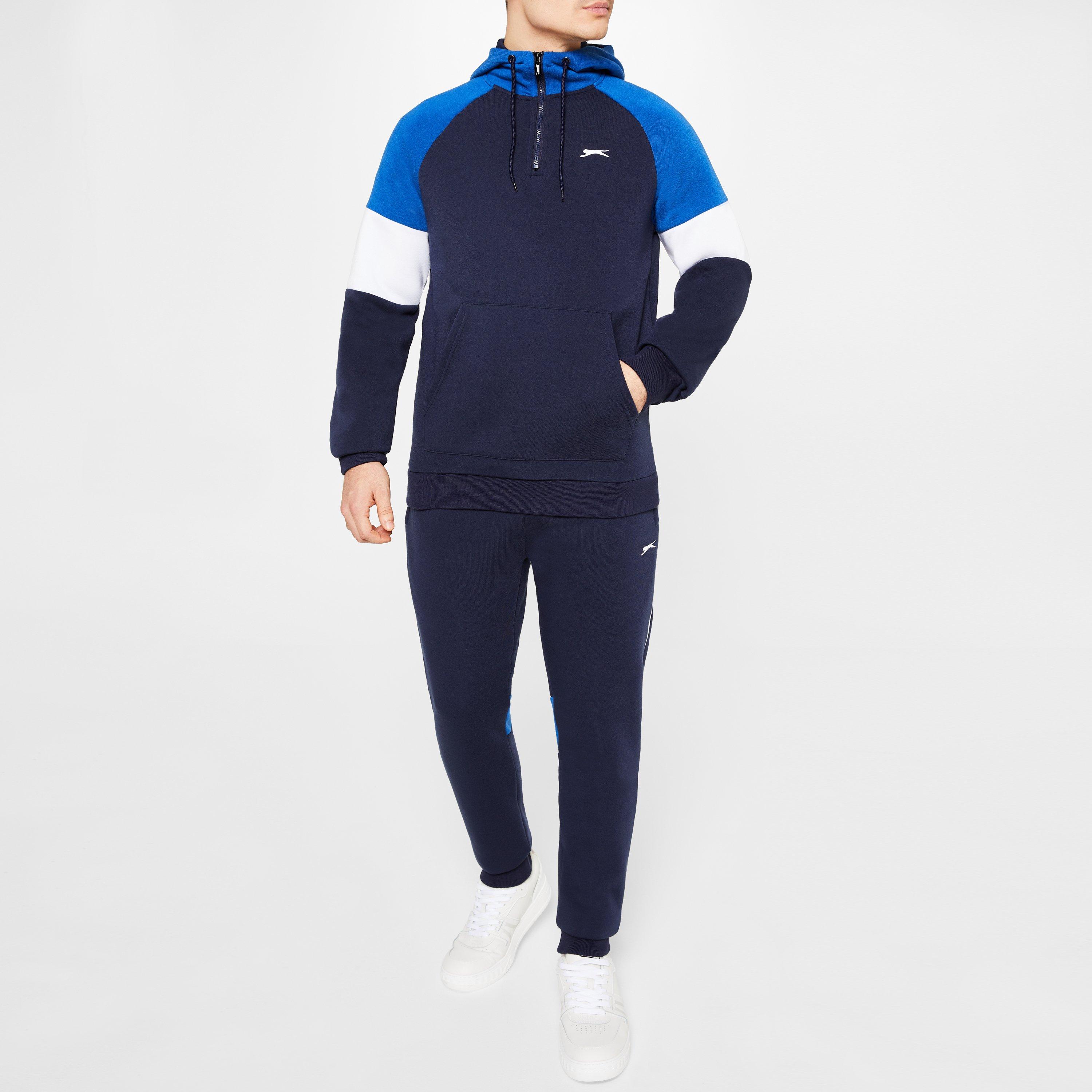Slazenger Fleece Quarter Zip Tracksuit Mens