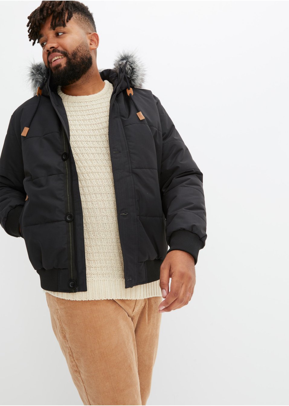 Veste fonctionnelle à capuche style blouson