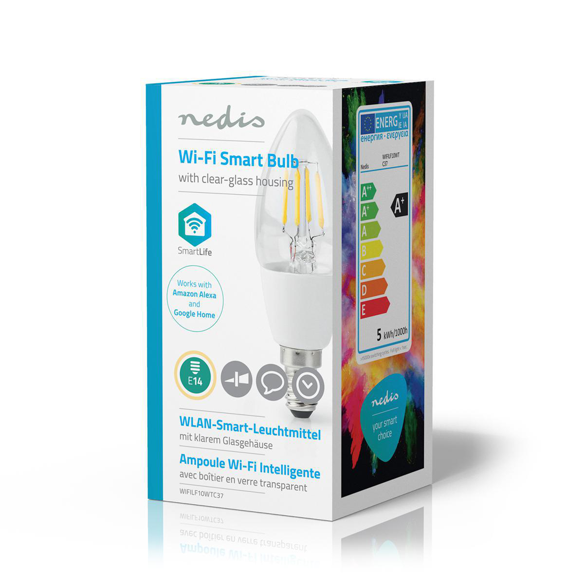 Nedis WIFILF10WTC37 SmartLife LED filamentlamp
