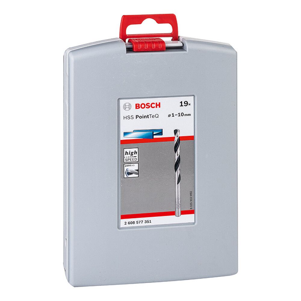 BORSETT BOSCH PROFESSIONAL POINTTEC HSS-R 1-10MM 19DELER