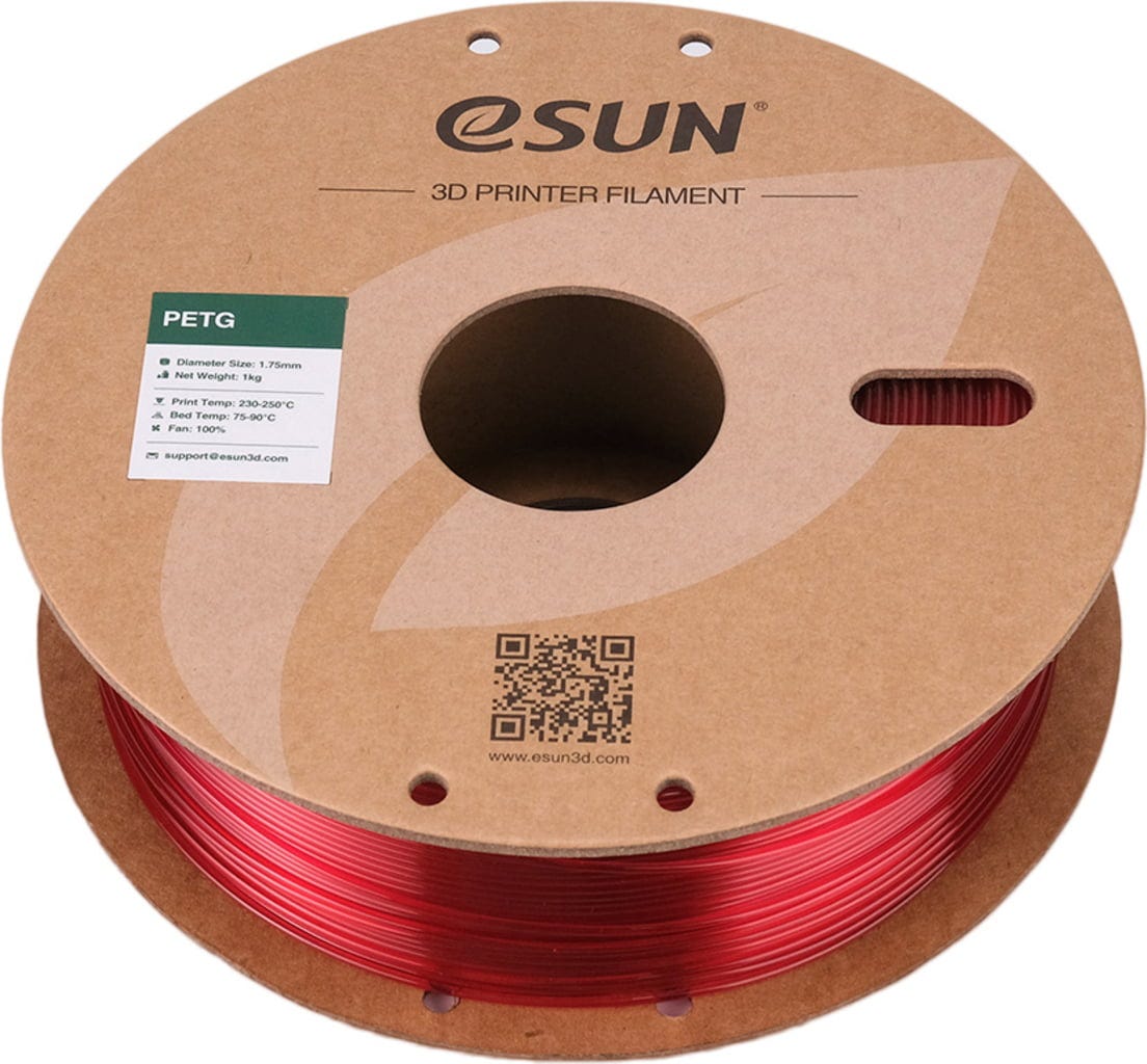 eSUN  PETG Translucent Magenta, 1,75 mm / 1000 g    Lichtdurchlässiges Filament mit ausgezeichneter Schlagfestigkeit