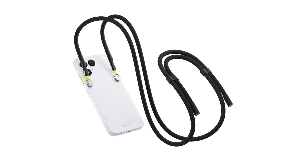 Fairphone(Gen. 6) Telefoonkoord smartphonehouder  (Zwart)