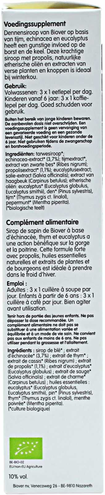 Xarope Biover Sapina 150 ml