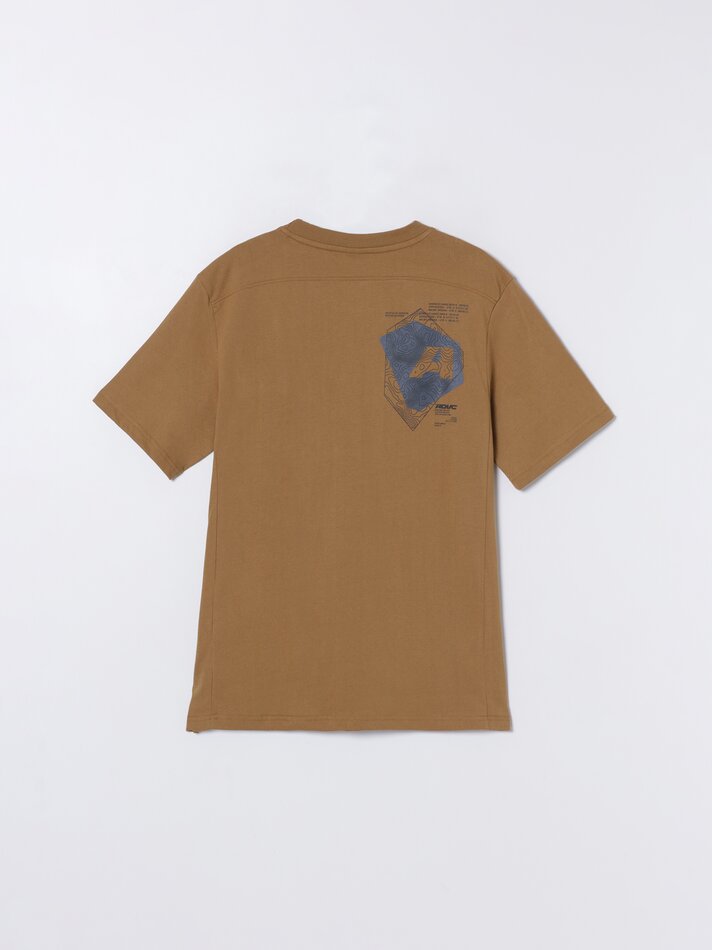 Camiseta estampada - Bege