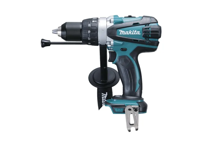 Makita DHP458Z - Hammerbor/skruemaskine - ledningfri - 2-hastigheders - nøgleløs borepatron - 91 N·m - intet batteri - 18 V