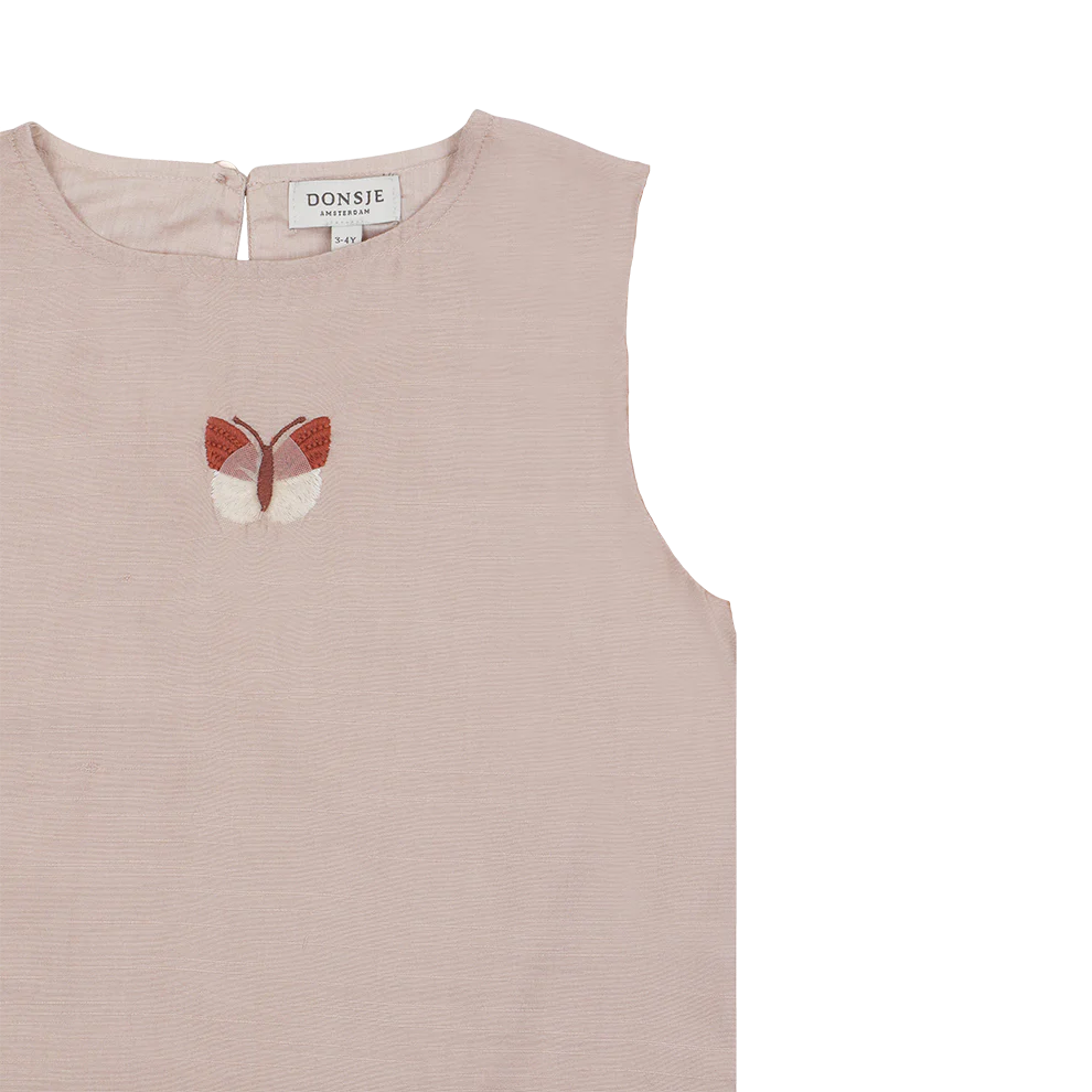 Linzie Top | Vlinder | Rose Mocha