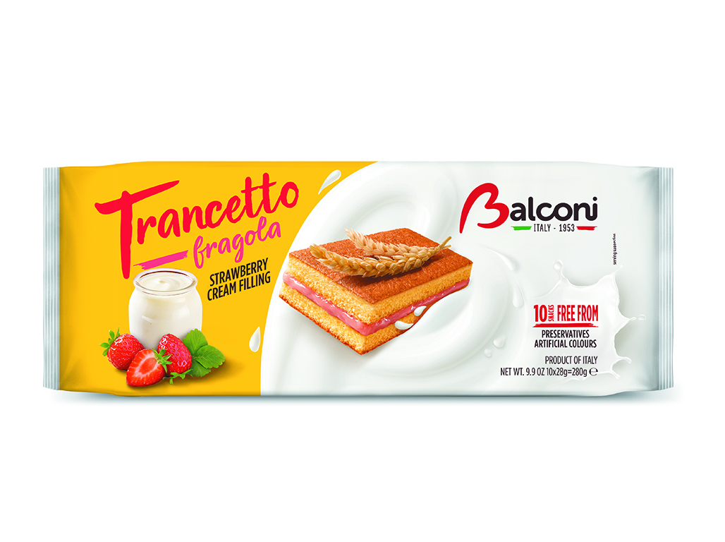 SNACKS BALCONI TRANCETTO MORANGO 280G
