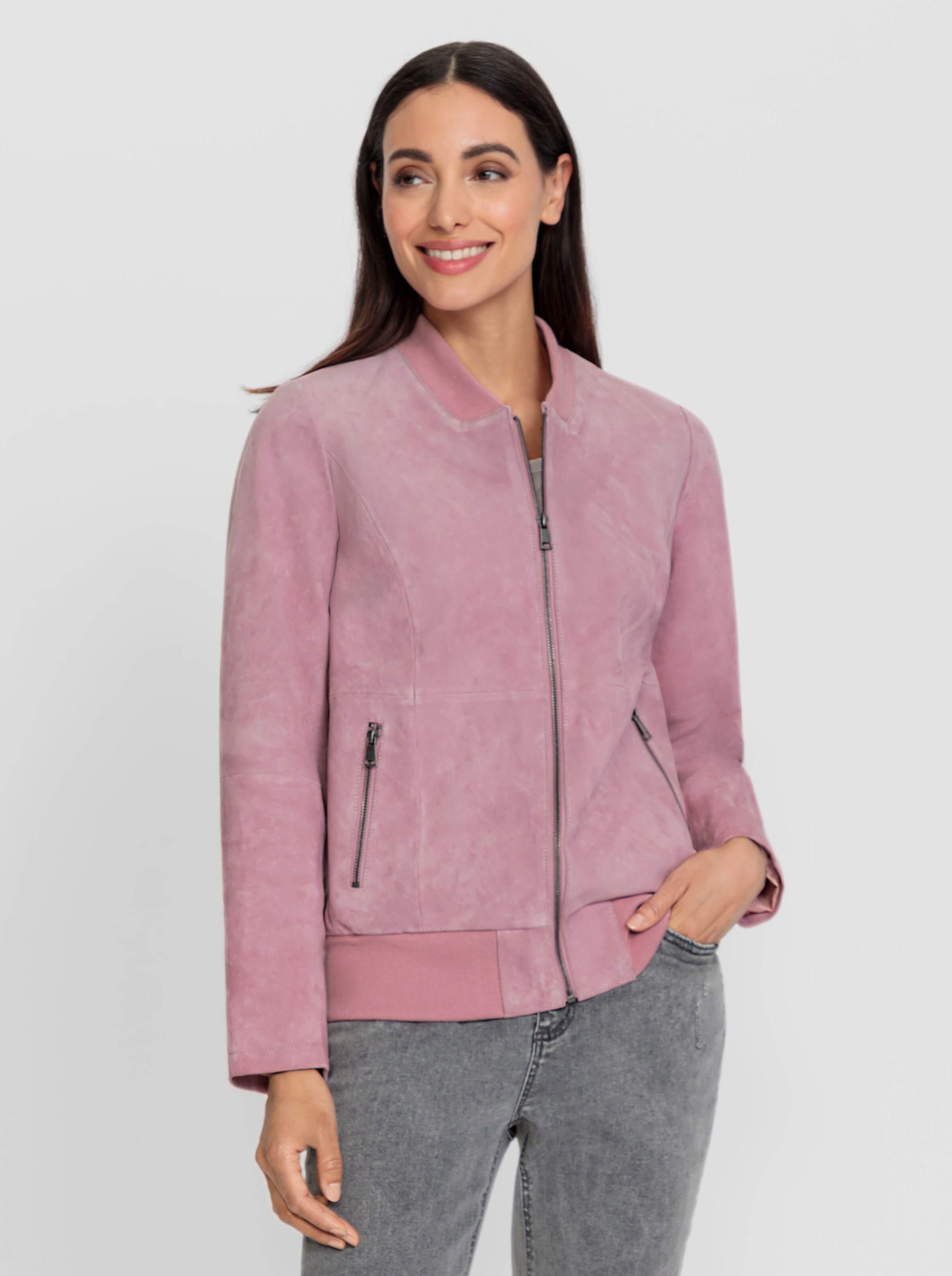 Leder-Jacke
