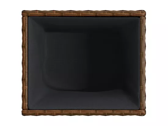 Jardinière bac lit surélevé résine marron 36 x 30 x 32 cm 02_0037518