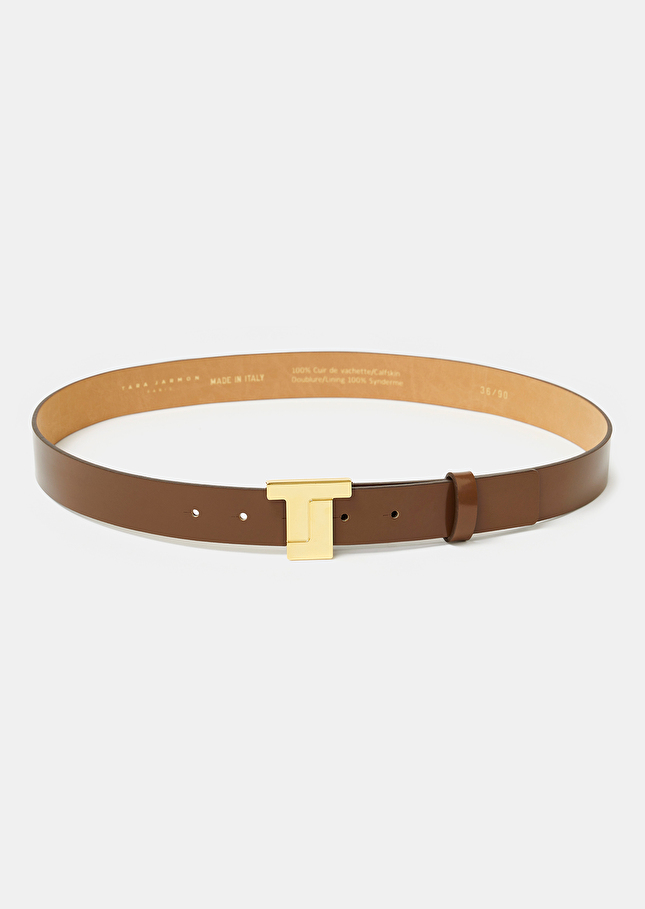 Ceinture 8 Bistaupe en cuir