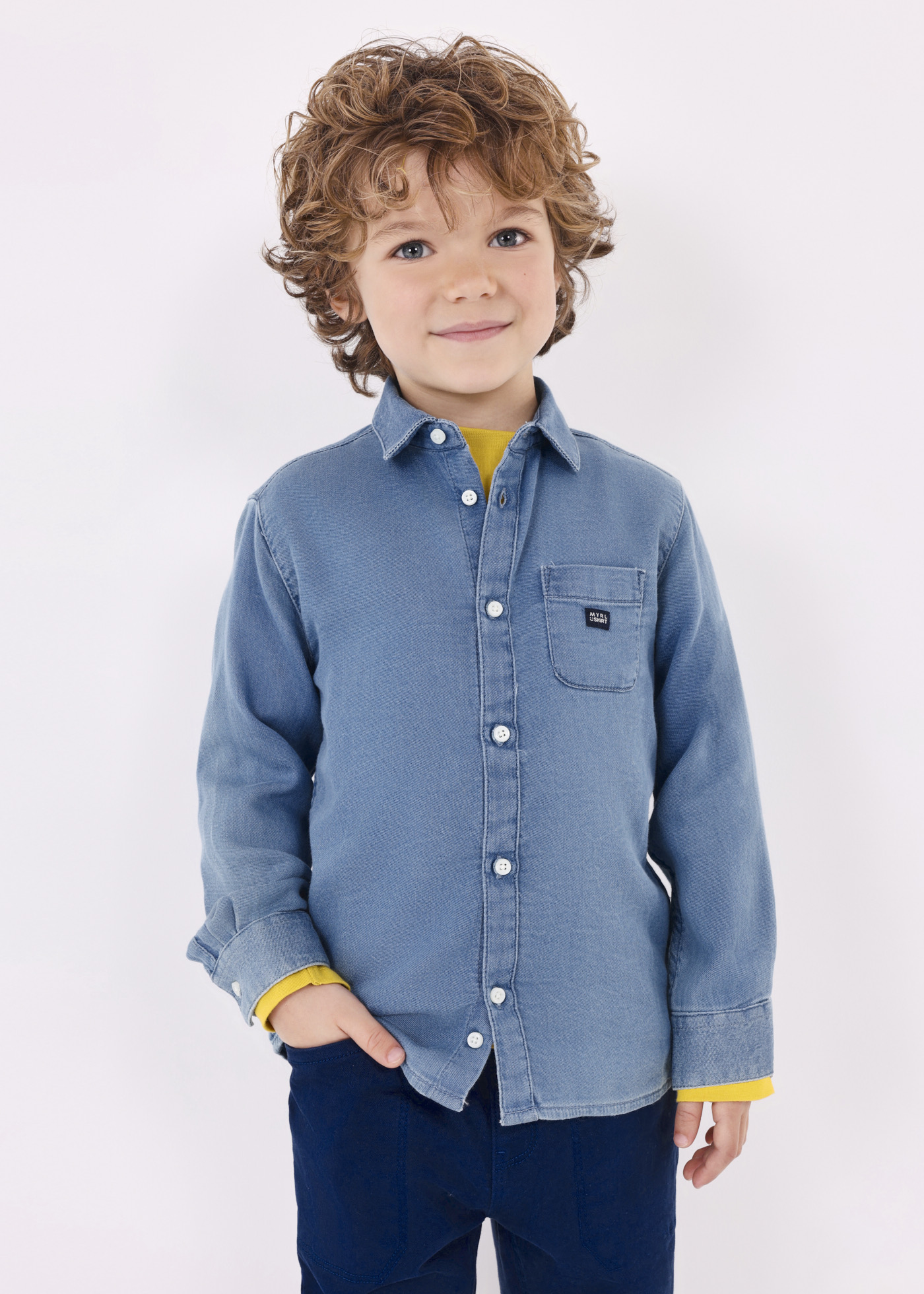 Camisa jeans infantil Better Cotton