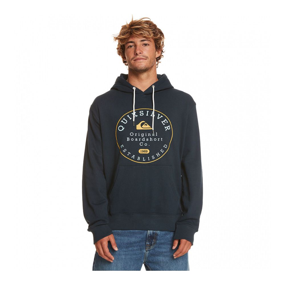 Quiksilver CIRCLE TRIM - Sweat Homme navy blazer