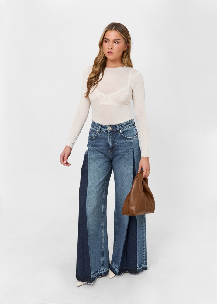Fem jeans blauw