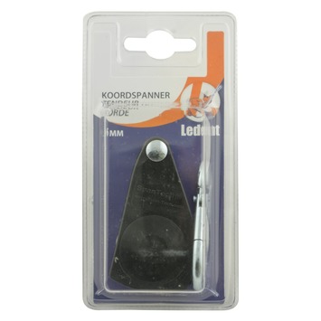 Ledent koordspanner met karabijnhaak zwart 6 mm