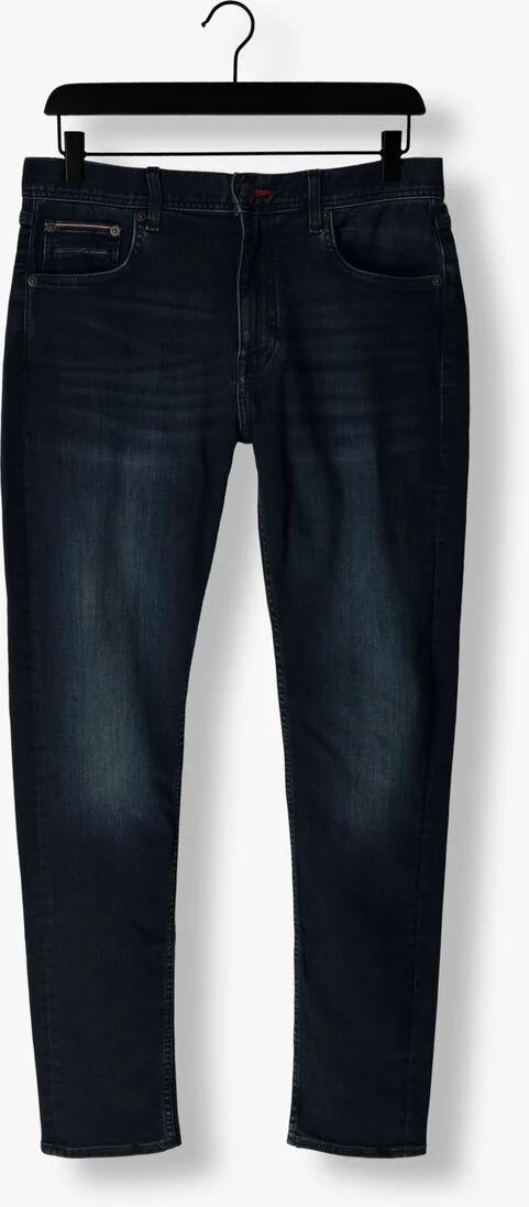 TOMMY HILFIGER donkerblauwe tommy hilfiger slim fit jeans tapered houston pstr iowa bluebl