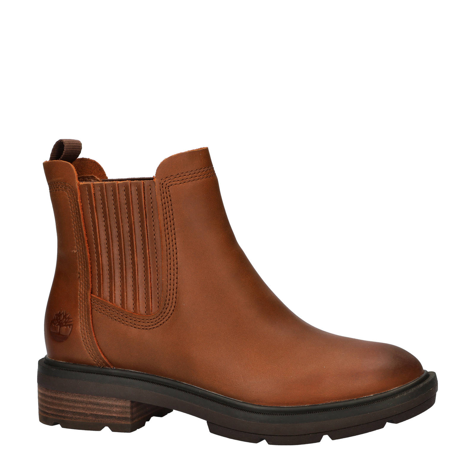 Timberland Brimfield  nubuck chelsea boots cognac