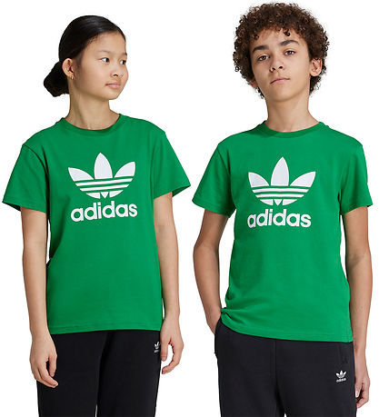 adidas Originals T-Shirt - Trefoil - Grün