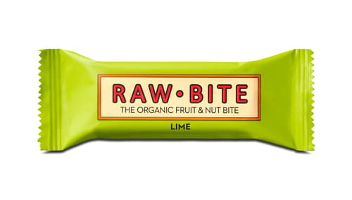 Raw Bite Bio Riegel Lime