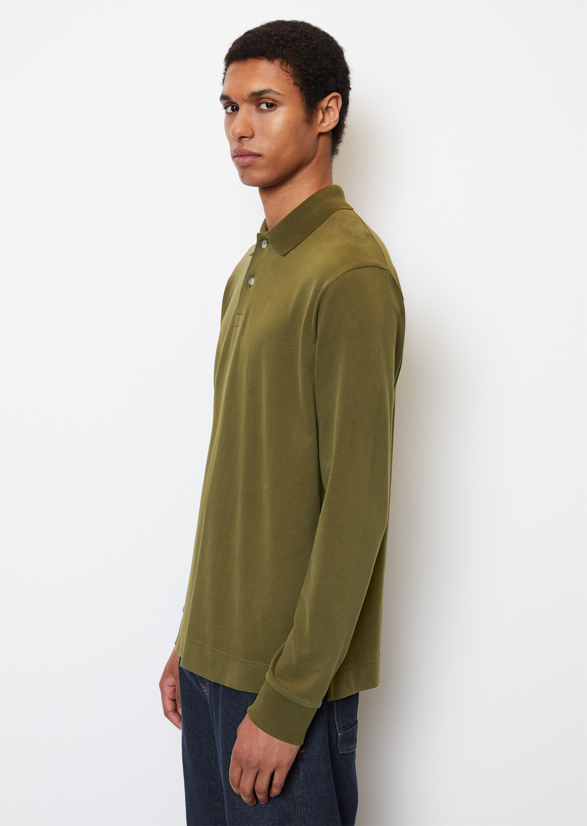 Poloshirt regular aus softem Heavy-Jersey