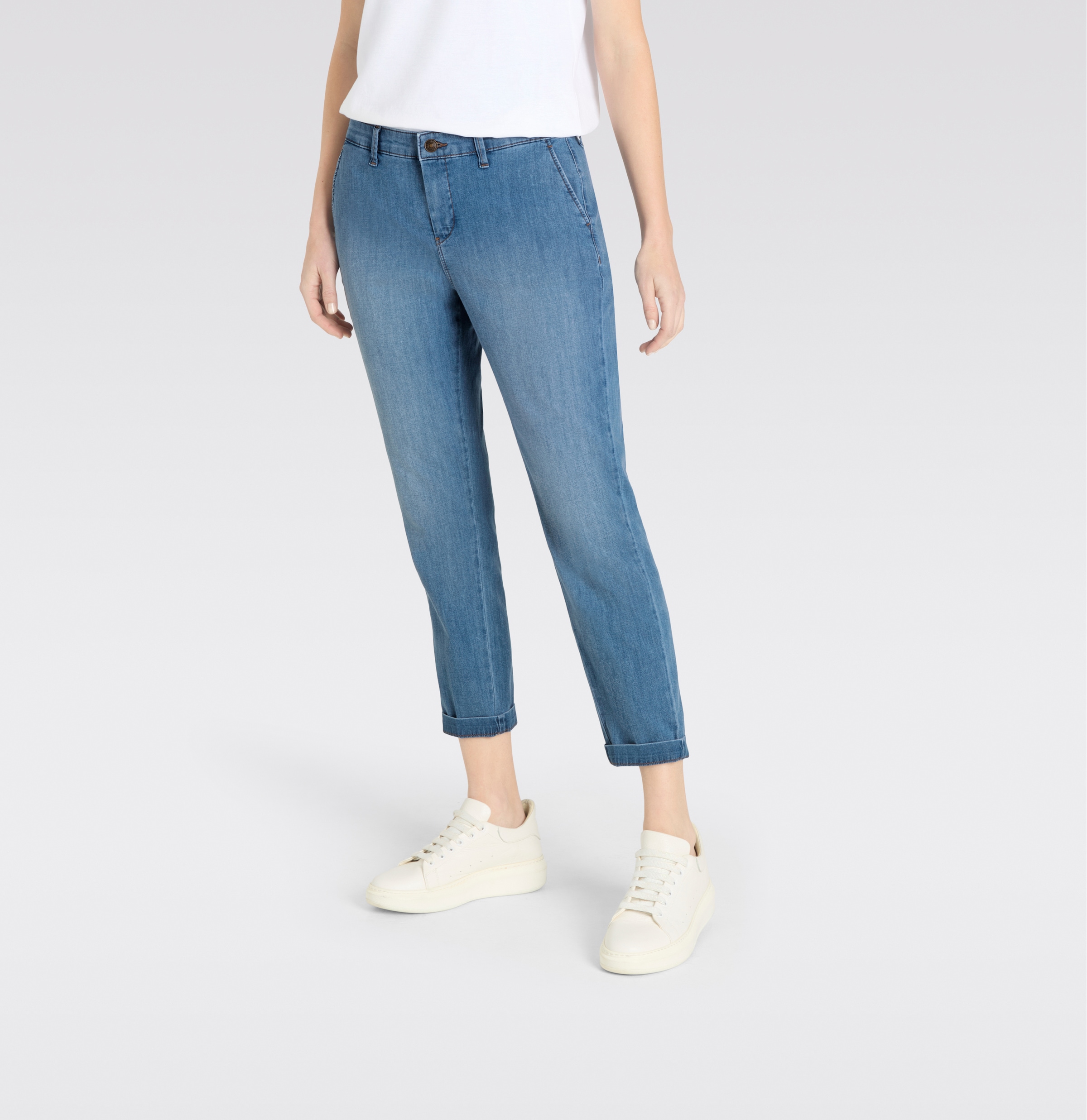 MAC Slim-fit-Jeans »CHINO turn up« im Five-Pocket Style