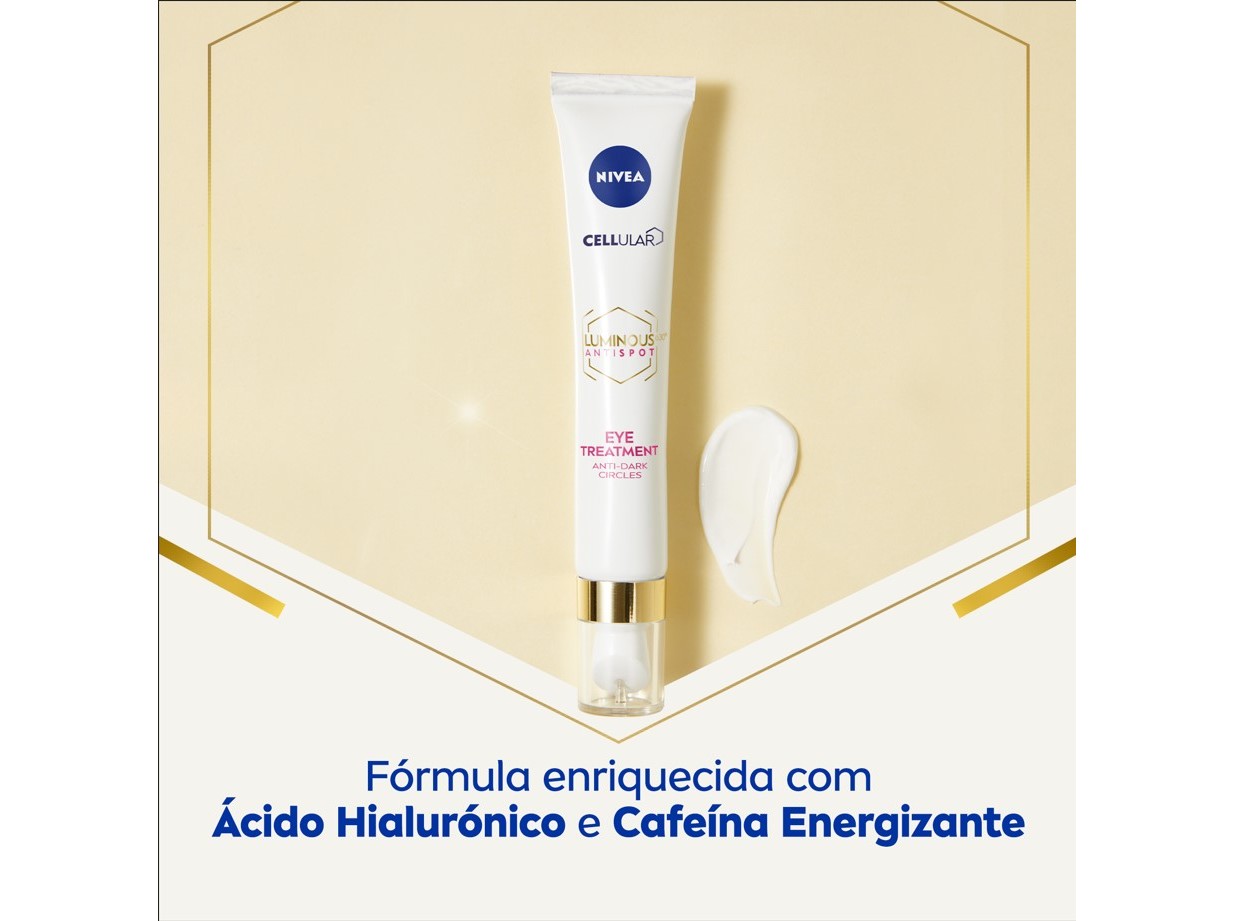 CONTORNO DE OLHOS ANTIOLHEIRAS CELLULAR LUMINOUS 630 NIVEA 15 ML