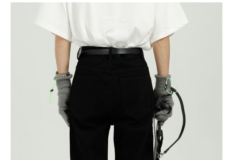 FAERIS - Rechte broek met rits