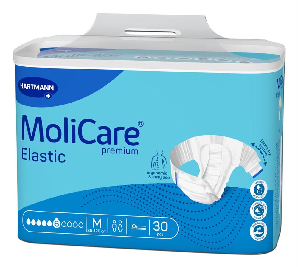 MOLICARE Elastic 6 M Btl 30 Stk