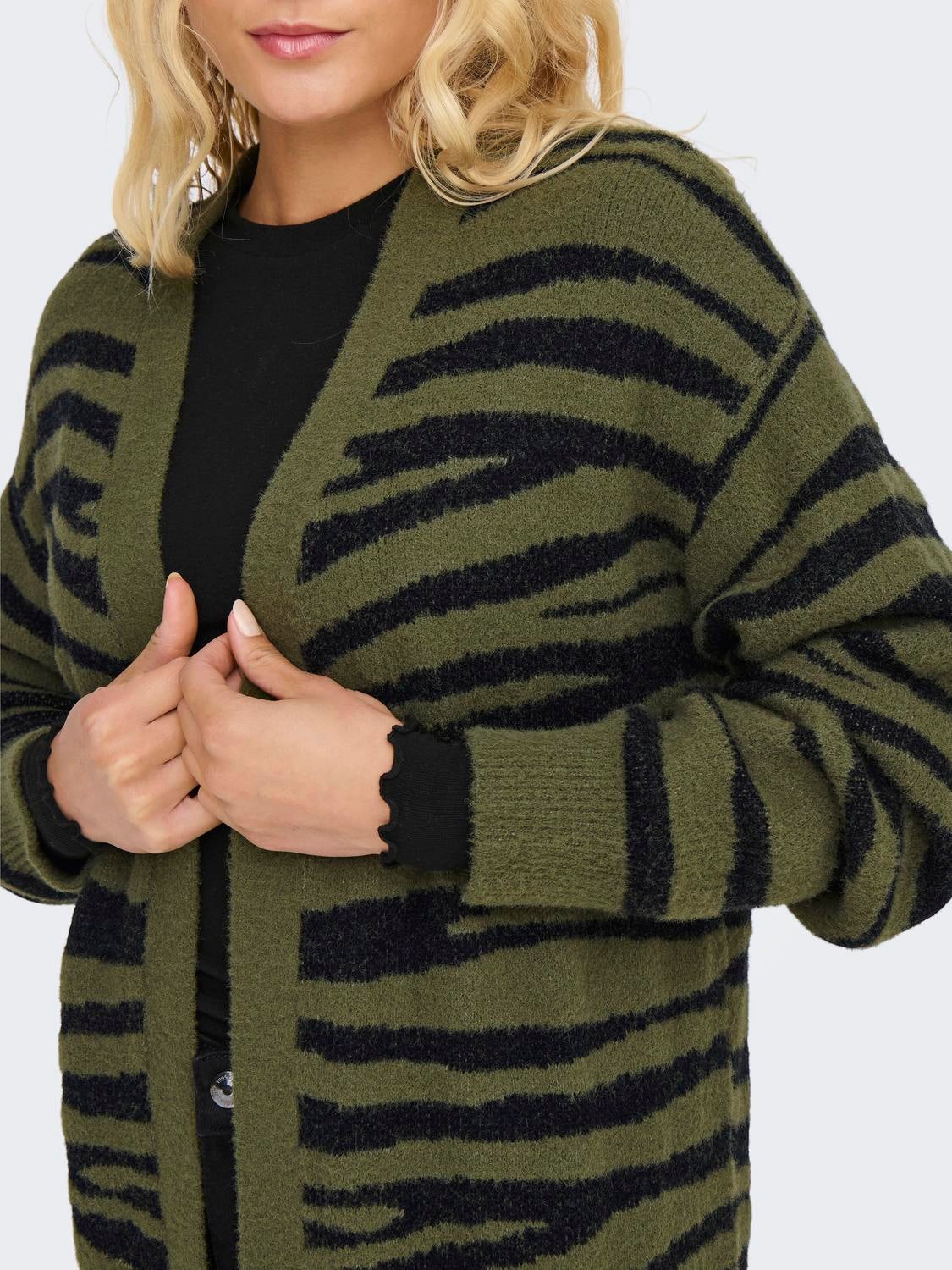 JDYLORRAINE Strickjacke Winter Moss