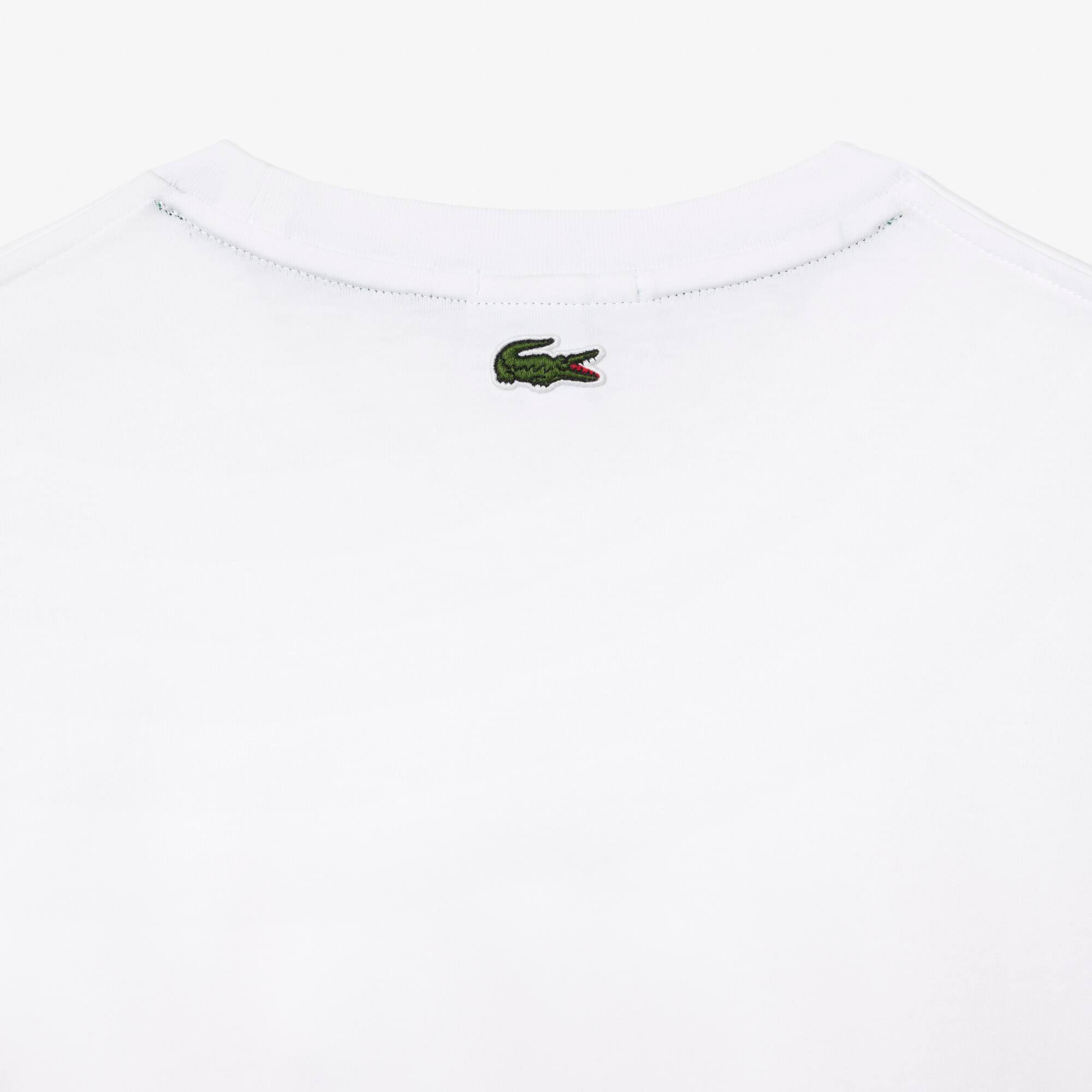 T-Shirt aus Baumwolljersey aus resistenter Baumwolle T-Shirts - Weiss - Lacoste - Unisex