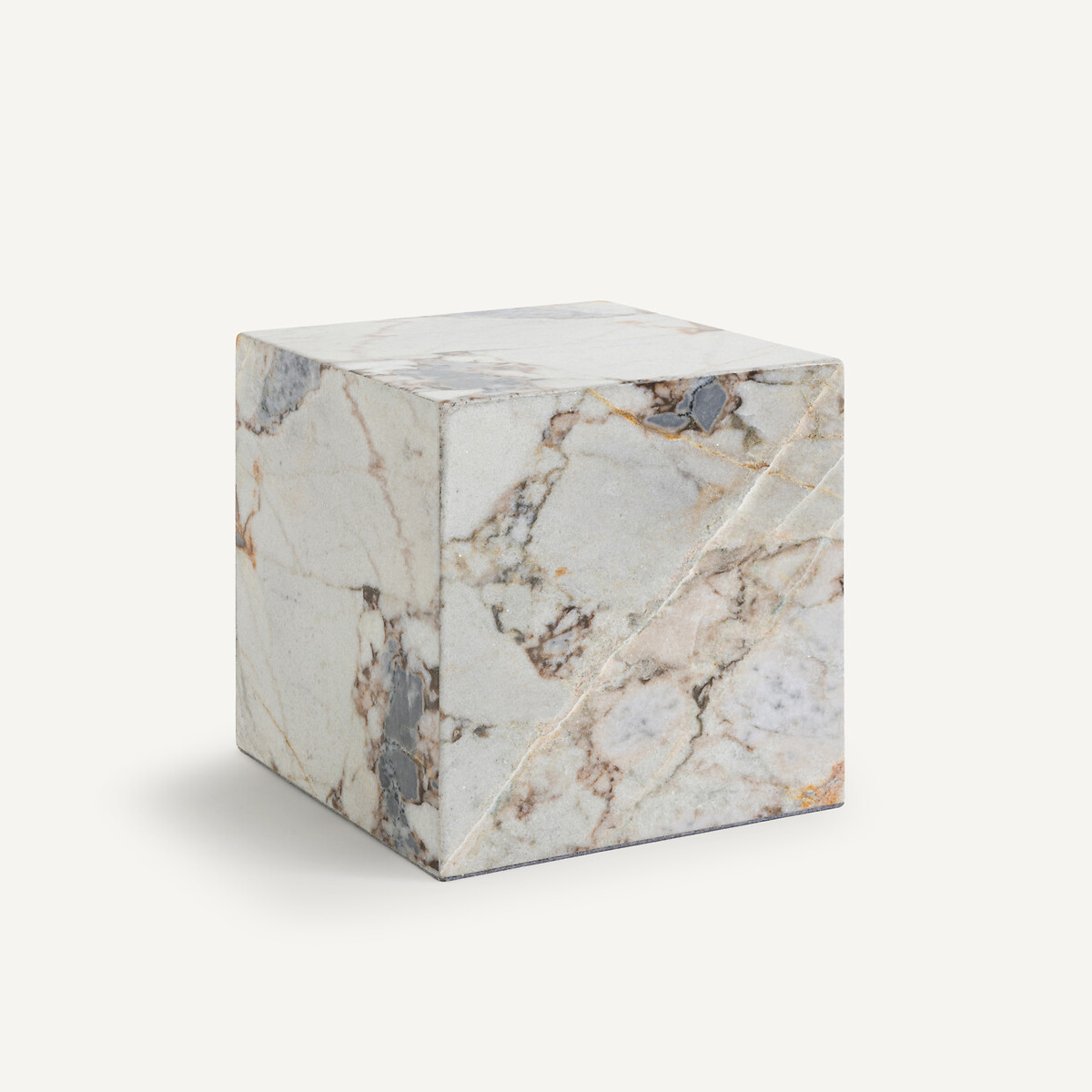 AM.PM<br>Mesa lateral cubo de mármore, Alcana