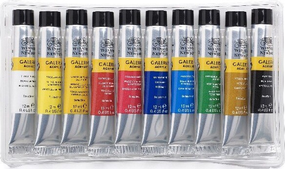 Winsor & Newton - Galeria Akrylmaling Sæt - 10X12 ML