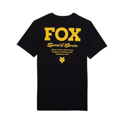 T-Shirt manches courtes Fox SPEED & SERVICE - Noir
