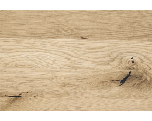 Tafelblad van vintage geolied eikenhout met levende rand, doorlopende duigen, 2000x1000x26 mm
