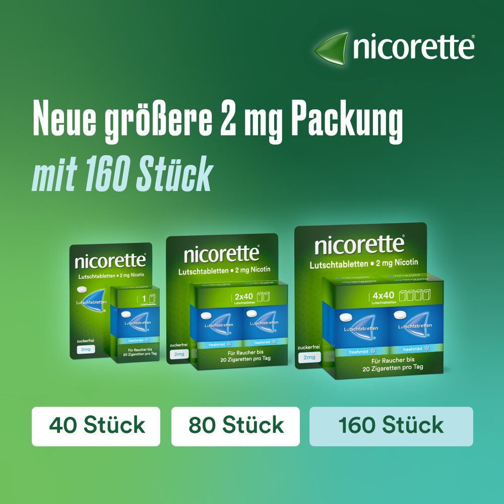nicorette® Lutschtablette freshmint 2 mg- Jetzt 20% Rabatt sichern*
