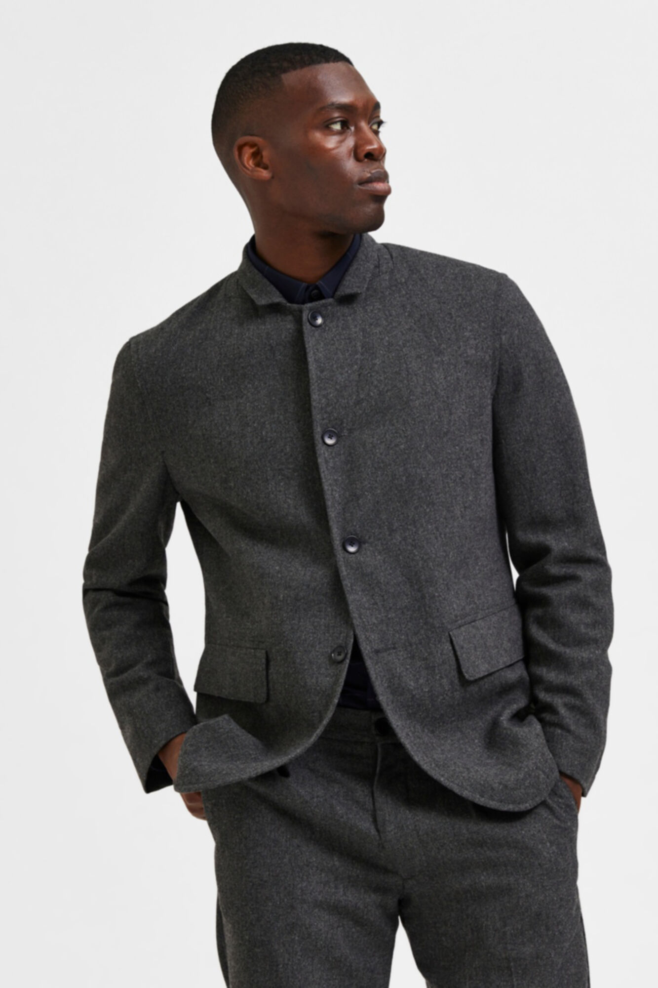 Blazer masculino sustentável - Cinza