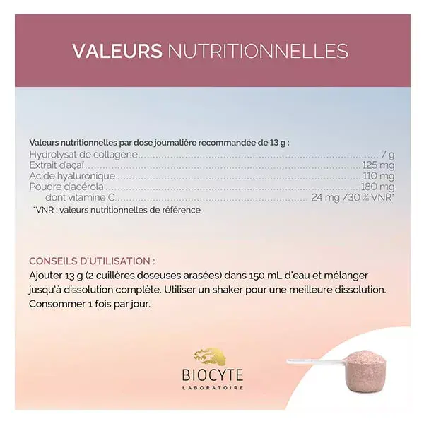 Biocyte Collagen Max Superfruits Anti-Idade Colágeno Ácido Hialurônico 260g