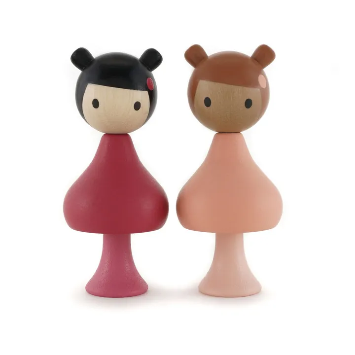 Clicques Personnages en bois Julie & Phoebe