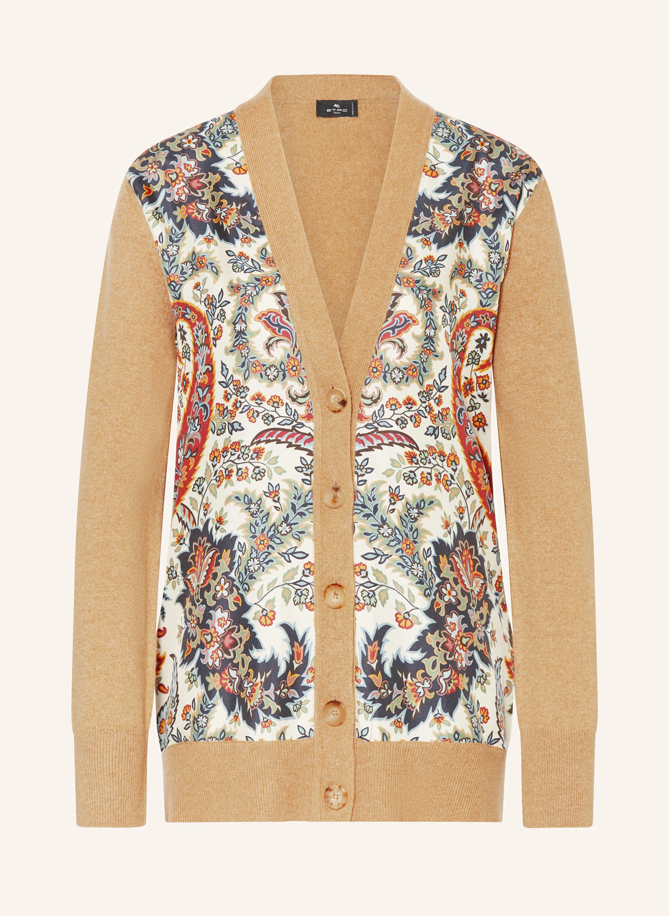 ETRO Strickjacke im Materialmix