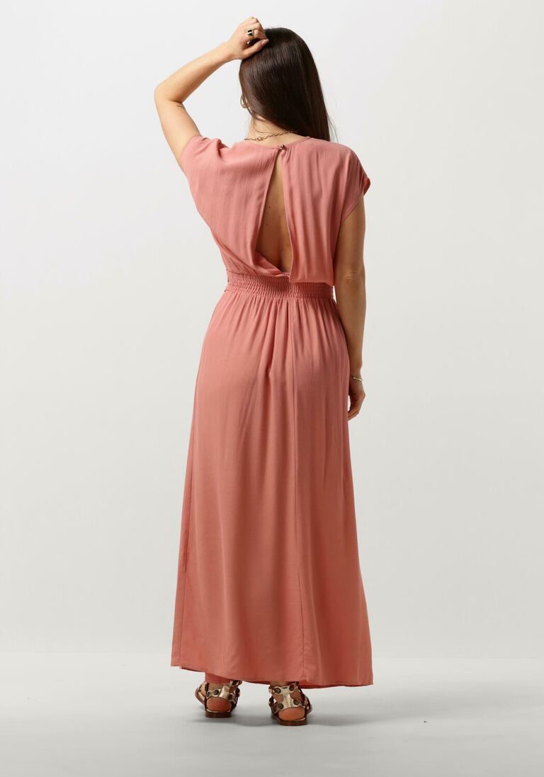 LOUIZON roze louizon maxi jurk yacinthe