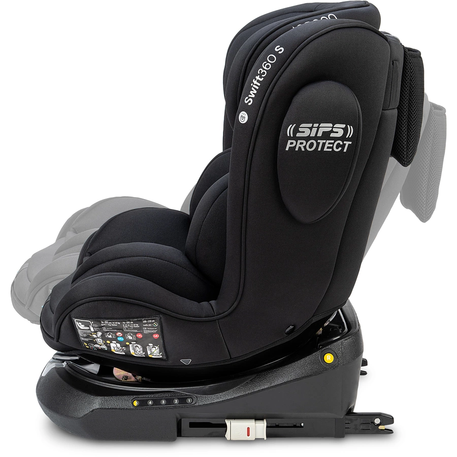 osann Autokindersitz Swift360 S iSize All Black