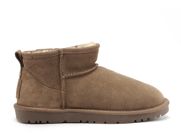 Kelara boots bottine plates femme k21213 marron