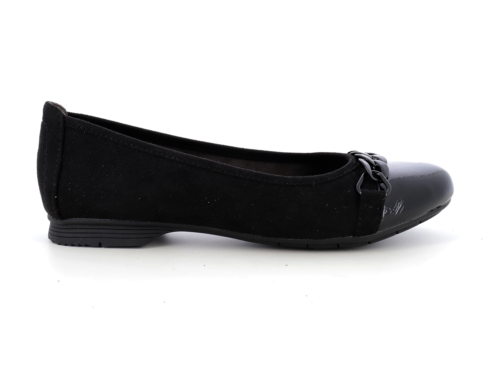 Jana  shoes-22165 Matières combinées Noir