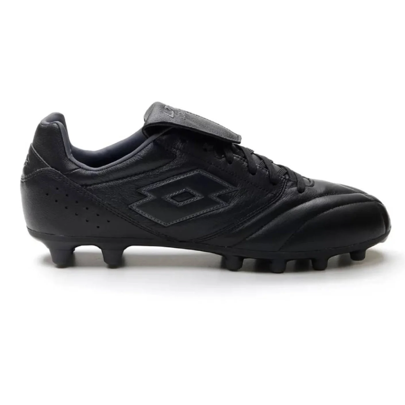 Lotto Stadio 200 Gras Voetbalschoenen (FG) Zwart