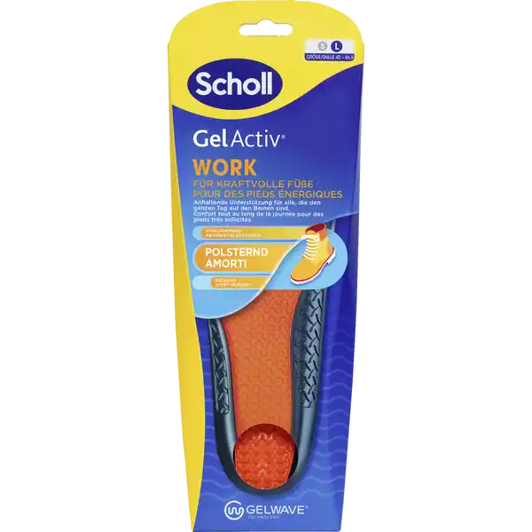 GelActiv Einlegesohlen WORK Größe L