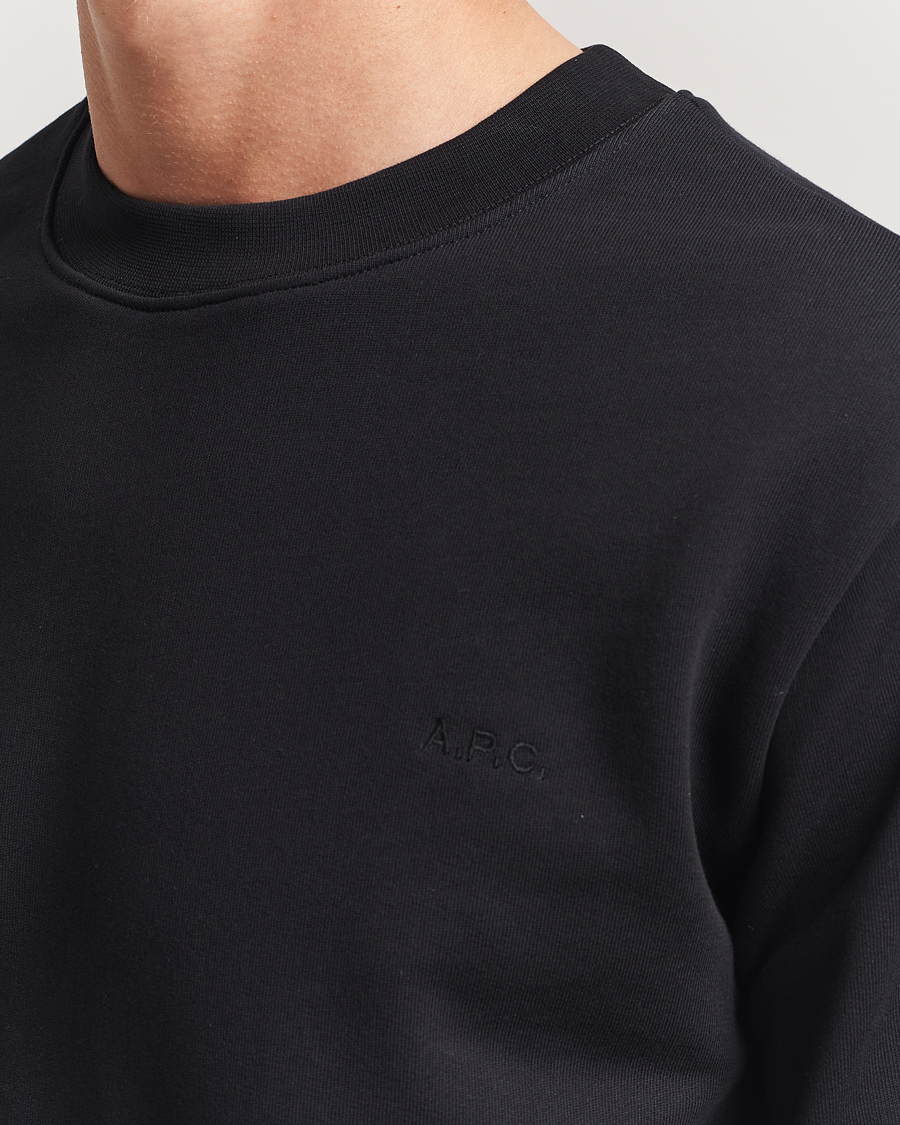 A.P.C. Embroidered APC Sweatshirt Black