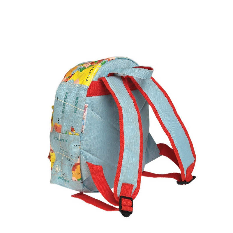 Sac à dos enfant 27 cm World map
