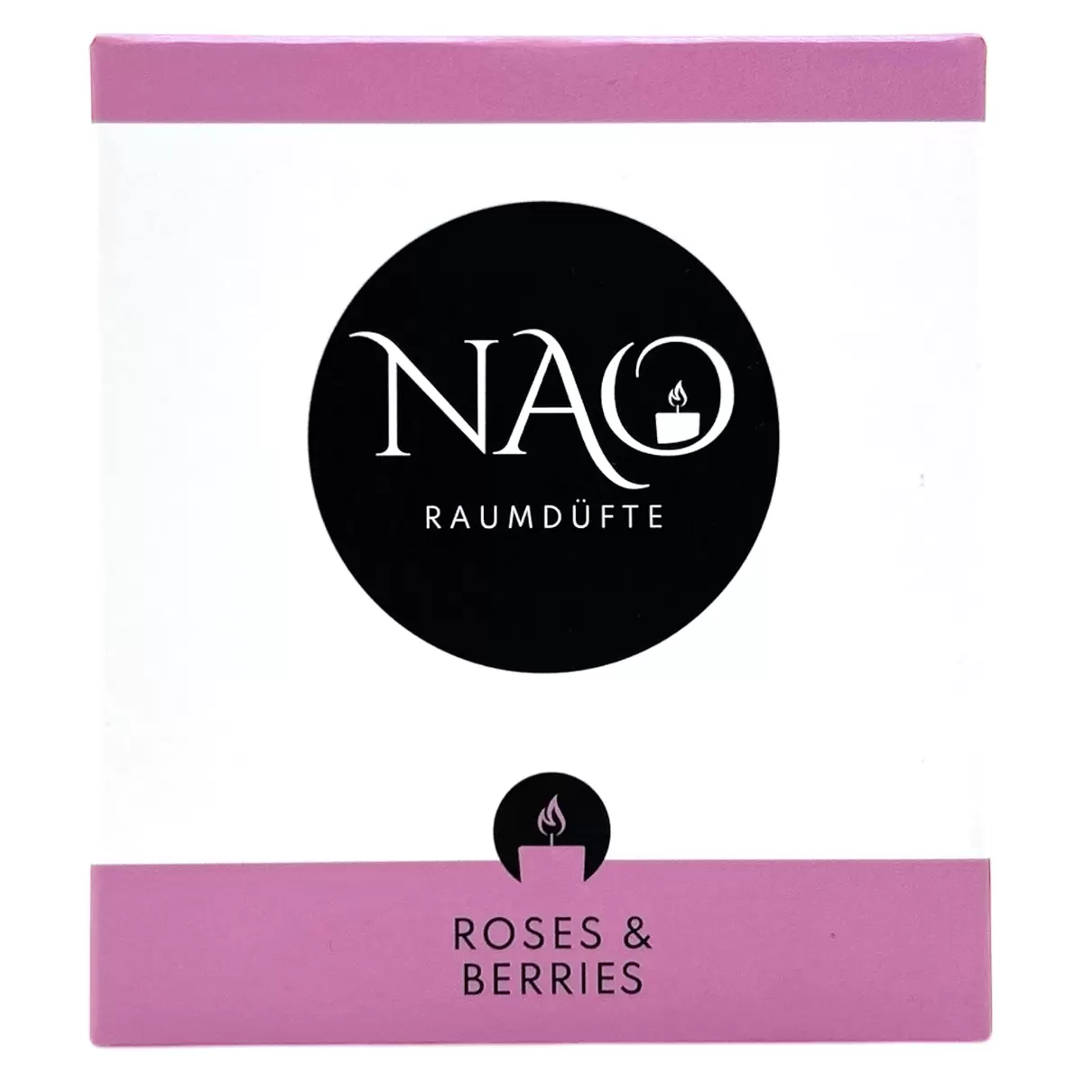 Duftkerze Roses & Berries NAO natur,transparent