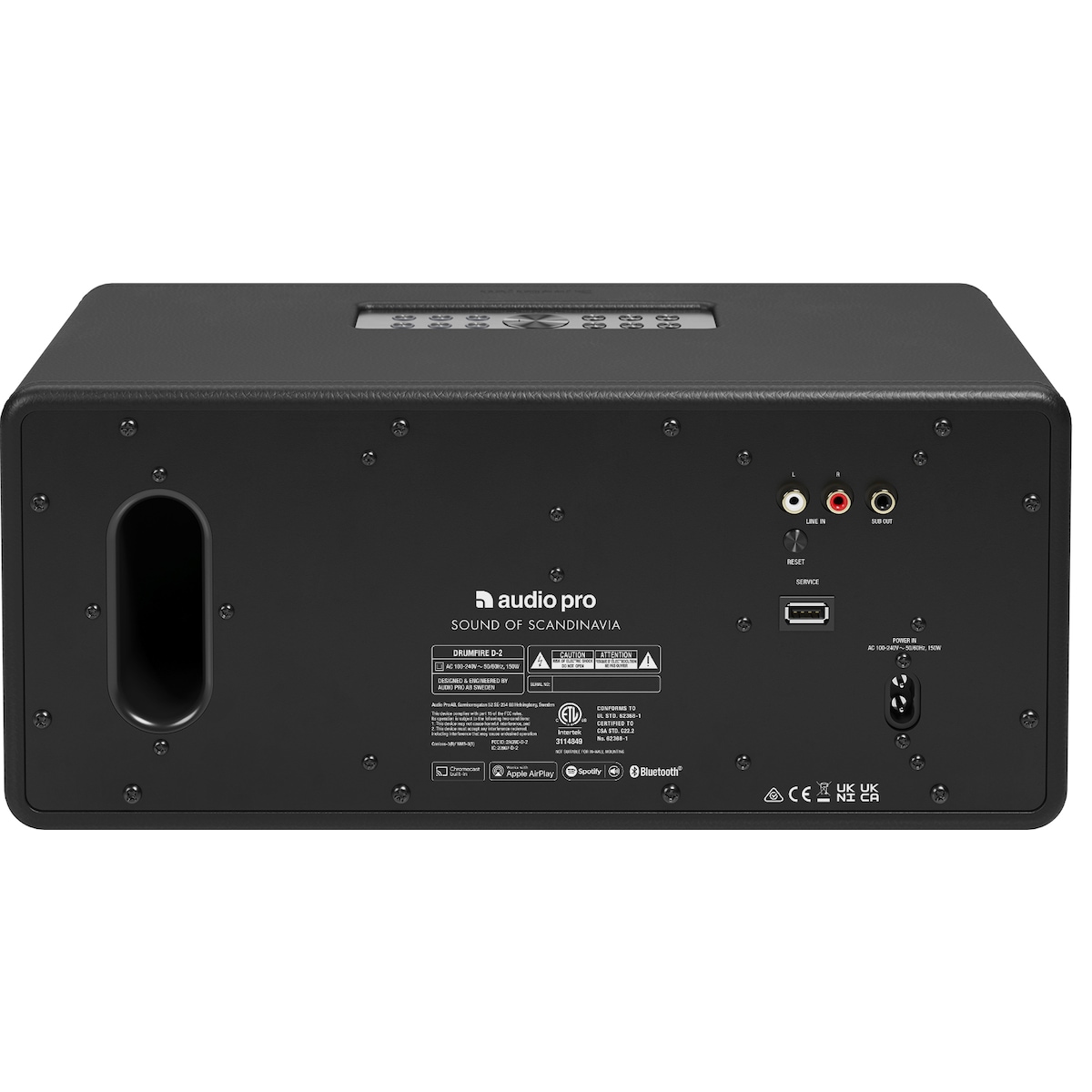 Audio Pro Drumfire D-2 høyttaler (sort)